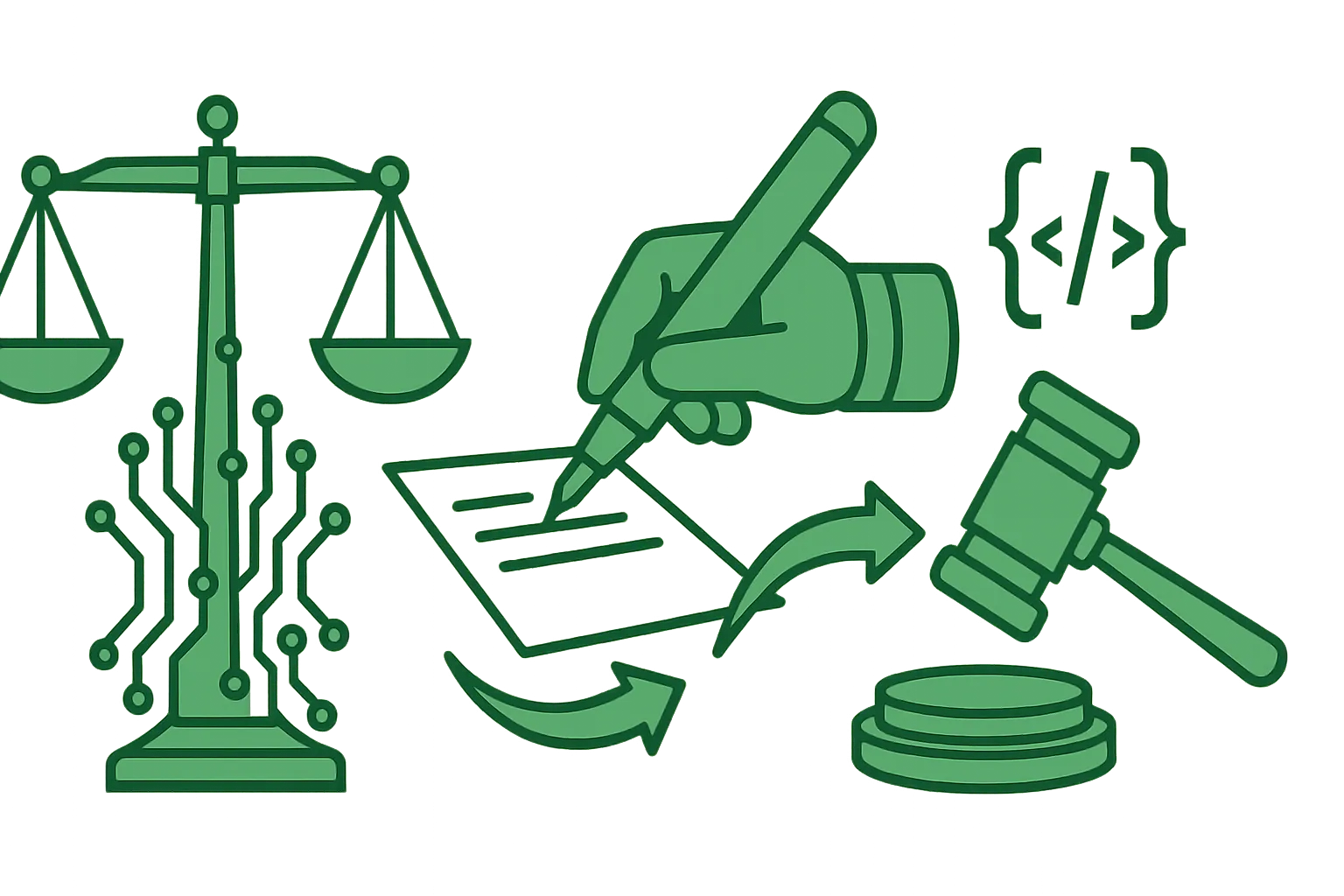 Ilustrační vizualizace vektorové databáze